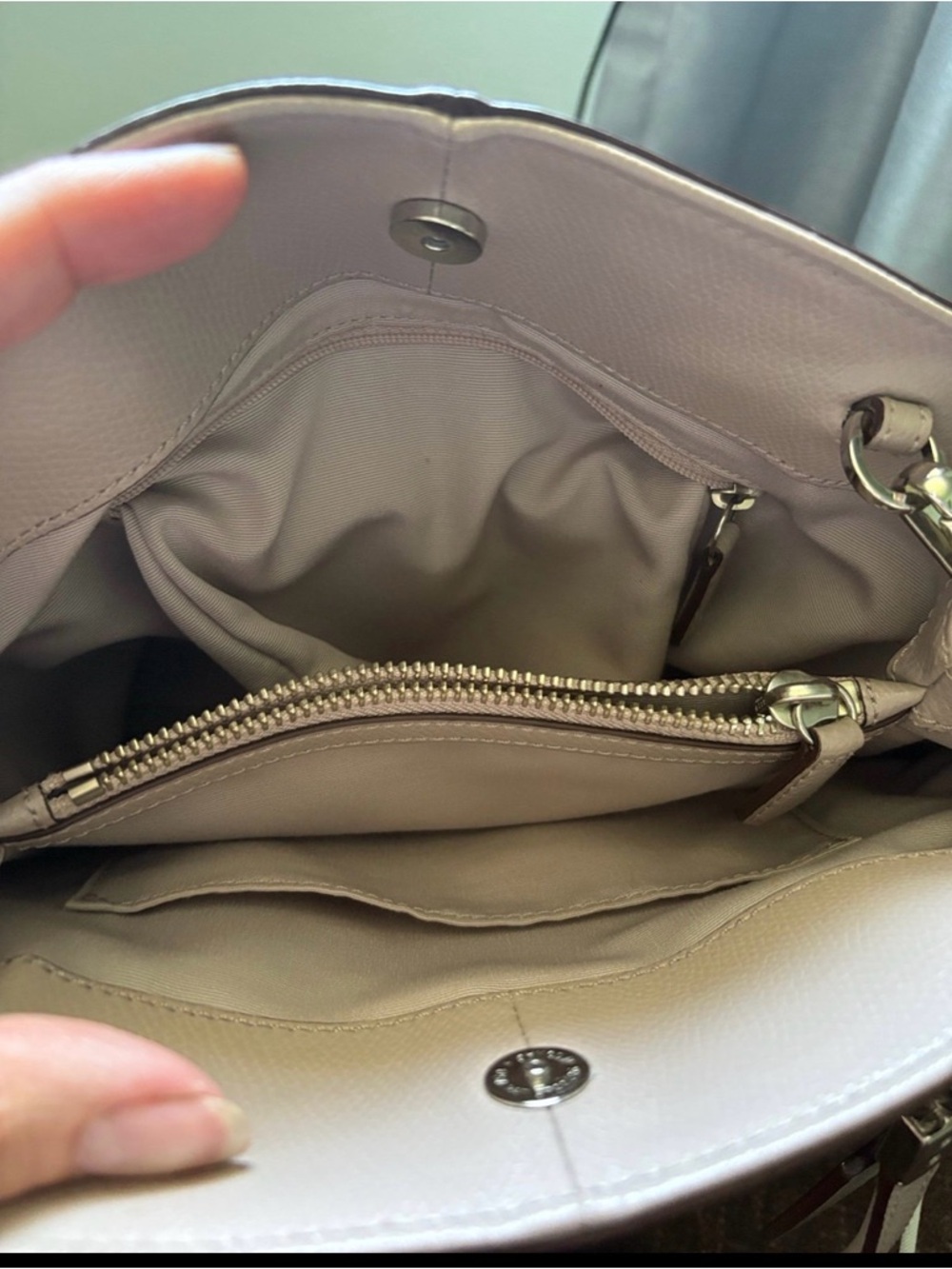 Coach Bags | Coach F34663 Minetta Chalk Cross-Grained Leather crossbody - Picture 8 of 12